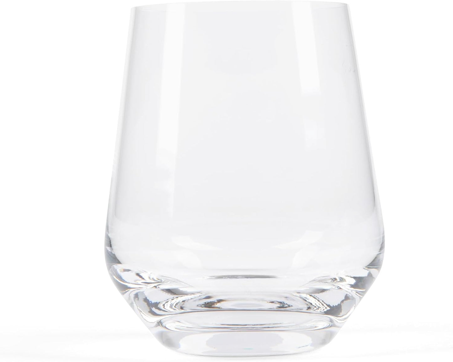 Larder & Vine Crystalline Glassware Tumbler Set, Artisan Drinkware for Cocktails, Water, Whiskey or Spirits, Handmade in Poland (Classic Short)