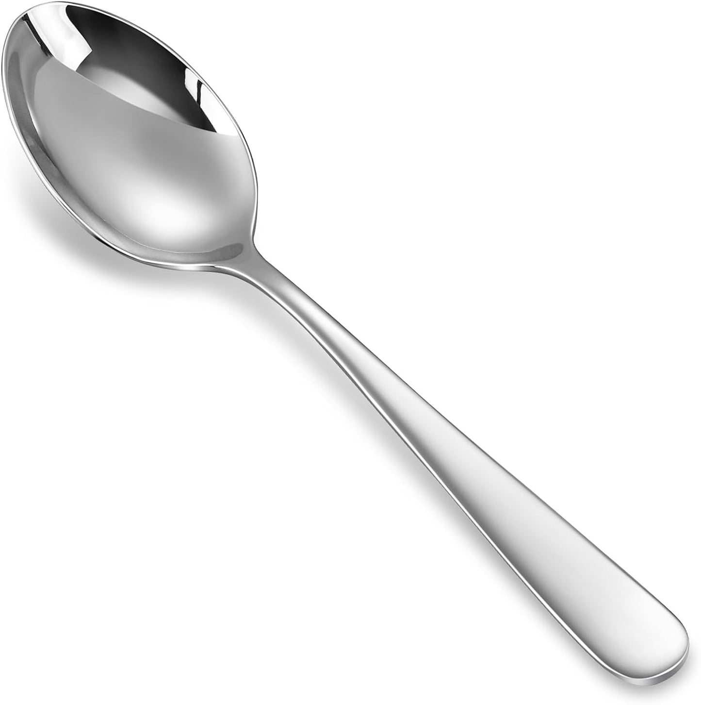 KEAWELL Premium Louise Spoons Set, Set of 4, 18/10 Stainless Steel, Exceptional mirror finish, Dishwasher Safe (7.6" Dinner Spoon)