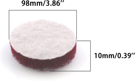 Heavy Duty Scour Pads, Non-Scratch Scrub Sponges, ULIFESTAR 5PCS Dish Scrubber Scouring Pads, Dual-Sided Reusable Household Scrub Pads for Dishes,Dish Cleaning Tool,Kitchen Scrubbers & Metal Grills