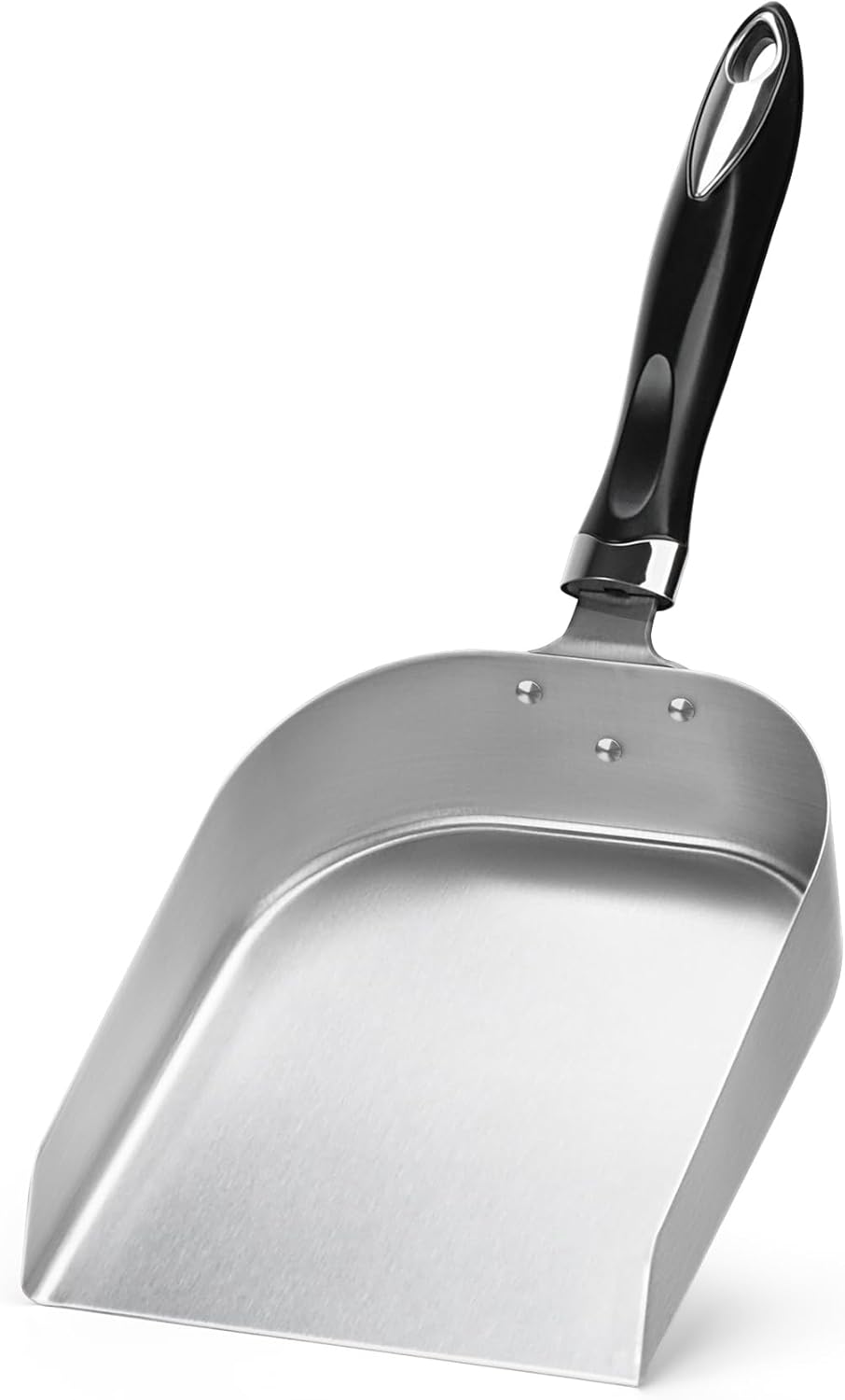 onlyfire Stainless Steel Grill Scoop Griddle Spatula for Flat Top, Large Food Mover Smash Burger Shovel Grilling Accessories for Stiring Fry, Cooking and Moving Food, 7“