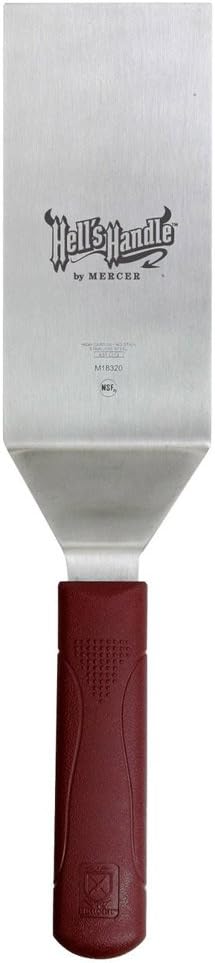 Mercer Culinary Hell's Handle Square Edge Turner/Spatula, 6 Inch x 3 Inch