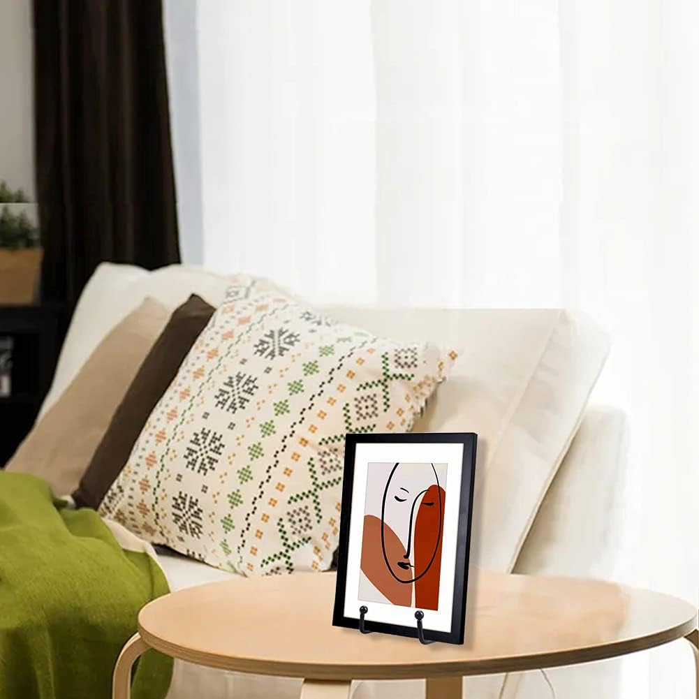 YY YEARCHY Plate Stand Holder for Wall Hanging Display Rack Art Hanger Metal Easel Photo Holder Books Bowls Platters