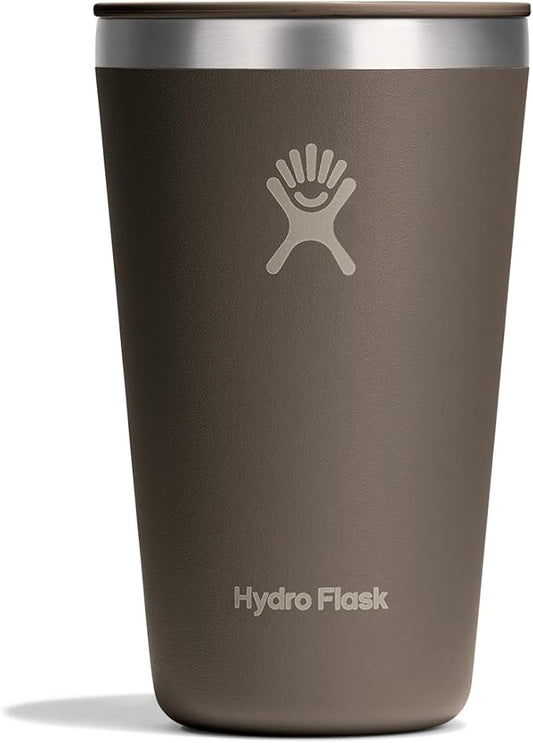 Hydro Flask All Around Tumbler Press-in Lid, Insulated Travel Mug, Stainless Steel Coffee Cup 16 Oz Sandpiper