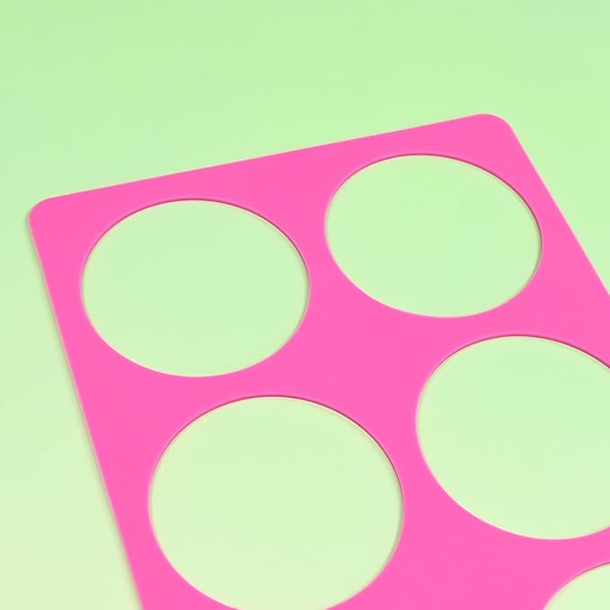 mostsom Round Silicone Chocolate Molds & Lace Stencil Mat, Cheese Chocolate Mold, DIY Cake Decorating Tools, Bakeware Accessories for Candy, Truffle, Cupcake, Wedding, and Kitchen Baking (F_ Round)