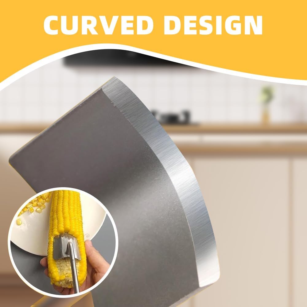 Corn Peeler for Corn On the Cob, New Long-Handled Stainless Steel Corn Peeler, Corn Peeling Tool, Corn Cutter, Suitable for Kitchen and Outdoor Dining