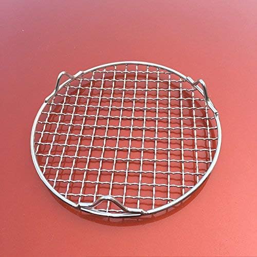 Wire Steaming Cooling Rack and Baking Barbecue Rack with Legs Dia 8.9" Stainless Steel Cross Wire for Air Fryer Instant Pot Pressure Cooker Canning Dutch Oven (225mm/8.9")