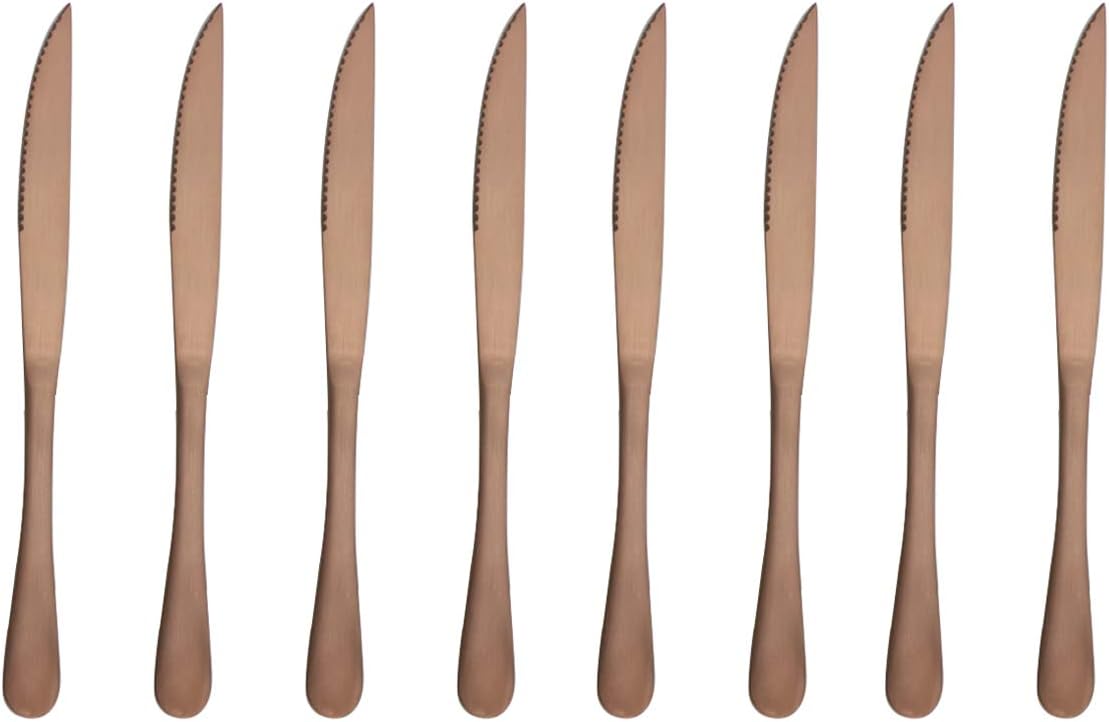 Gugrida Luxury 18/10 Stainless Steel Flatware Set Matte Black Silverware Set