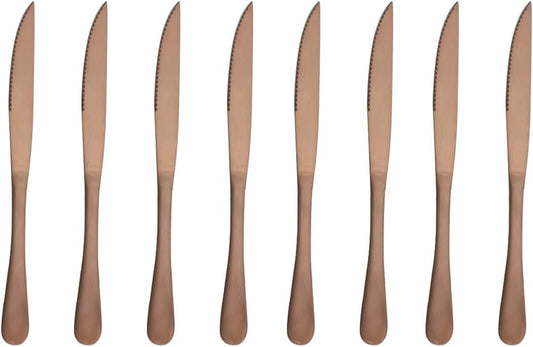 Gugrida Luxury 18/10 Stainless Steel Flatware Set Matte Black Silverware Set