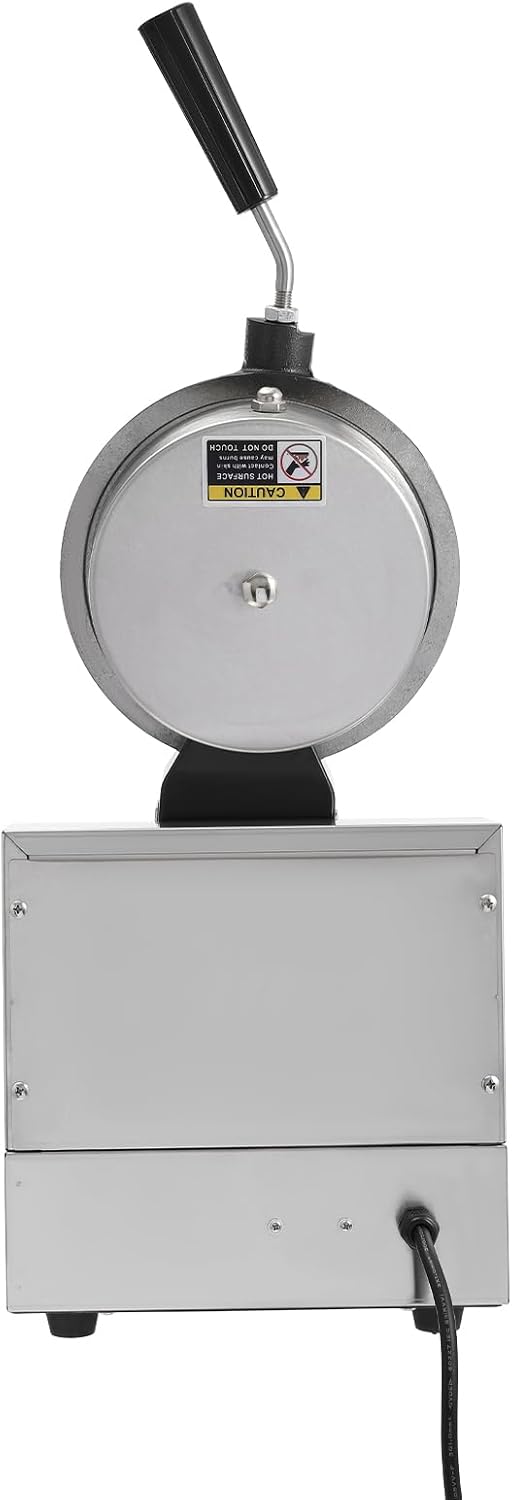 1300W Commercial Waffle Maker, Electric Waffle Maker Non-Stick Stainless Steel Belgian Waffle Iron w/Time & Temper Adjustable|180° Rotating, Large Waffle Machine for Restaurant Party Food Stall