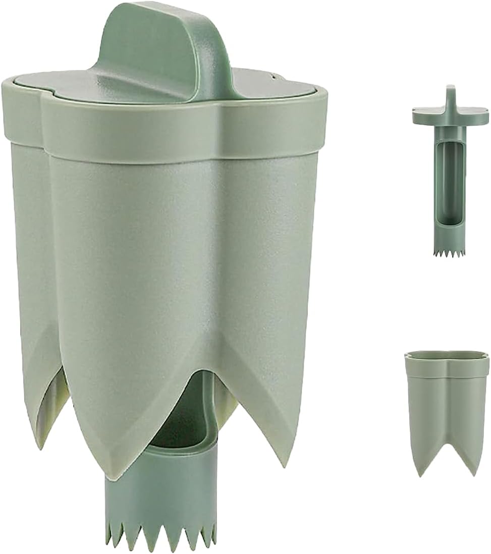 Pepper corer seed remover tool,Upgrade2 in 1 Fruit Pepper Seed Corer Remover,Quickly Cutting and Deseeding Bell Pepper Corer Tool for Vegetables Kitchen Gadget (1 Pcs)