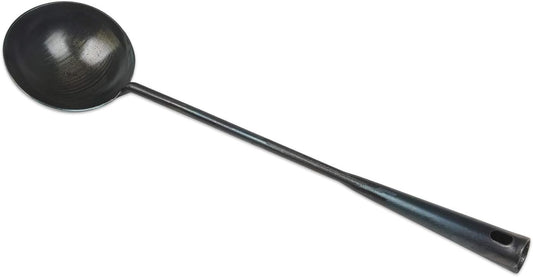 ZhenSanHuan Chinese Traditional HandMade Iron Ladle Wok Tool Set,Long wok utensils (Ladle)