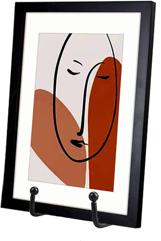 YY YEARCHY Plate Stand Holder for Wall 8 Pieces Hanging Display Rack Art Hanger Metal Easel Photo Holder Books Bowls Platters