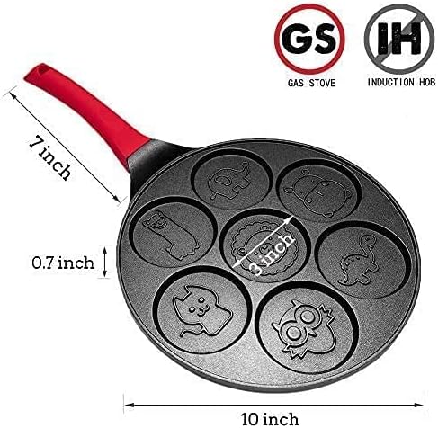 Egg Pan Omelette Pan Pancake Pan Maker Nonstick Egg Cooker Skillet for Pancakes Cookies Burgers Breakfast Pan