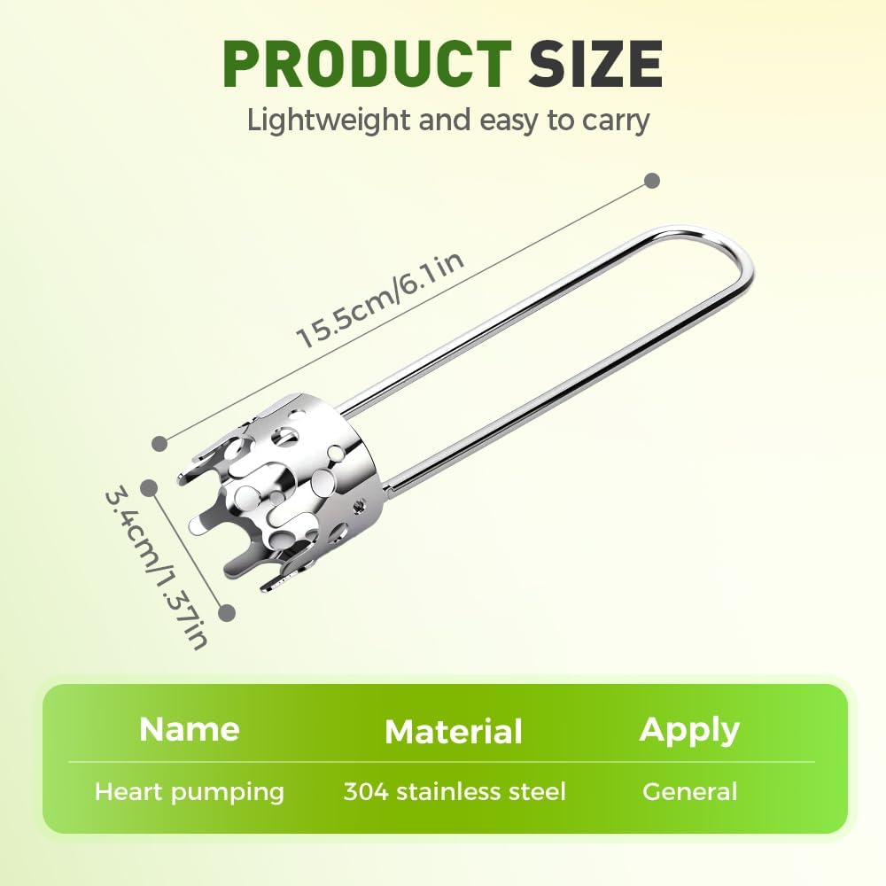 2 Pcs Fruit and Vegetable Corer Tool, Red Bell Pepper Seed Corer, Stainless Steel apple core remover, Practical Kitchen Gadget for Removing Fruit Vegetable Cores, Easy to Clean (Type A)