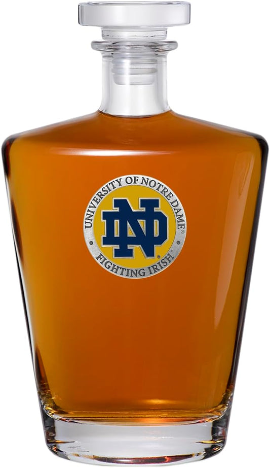 Heritage Pewter Notre Dame Royal Container | 30 OZ Glass container | Expertly Crafted Pewter Glass