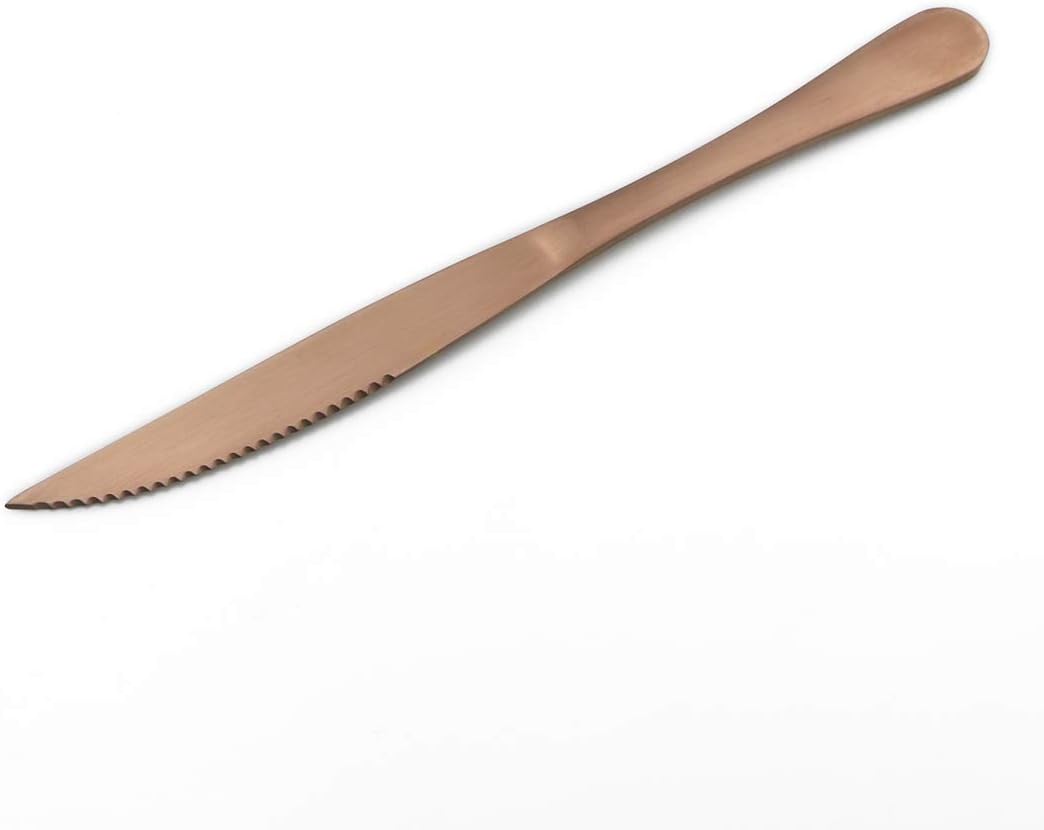 Gugrida Luxury 18/10 Stainless Steel Flatware Set Matte Black Silverware Set