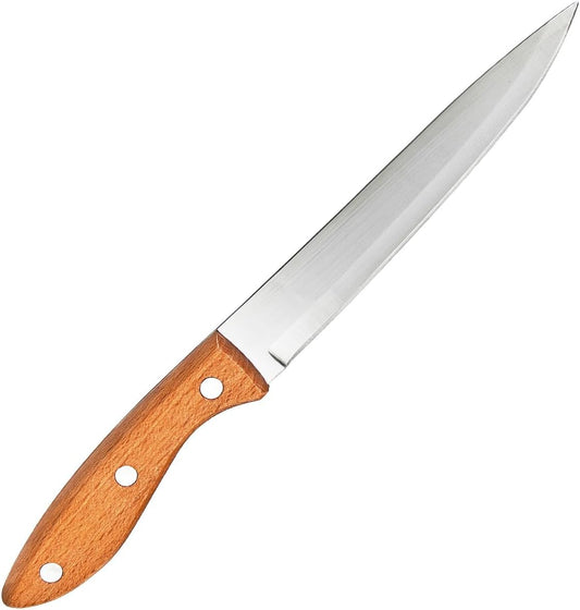 Paring Knife Peeling Fruit Vegetable Cutting Meat Slicing Kitchen Knives Stainless Steel Ultra Sharp Blade Wooden Ergonomic Handle