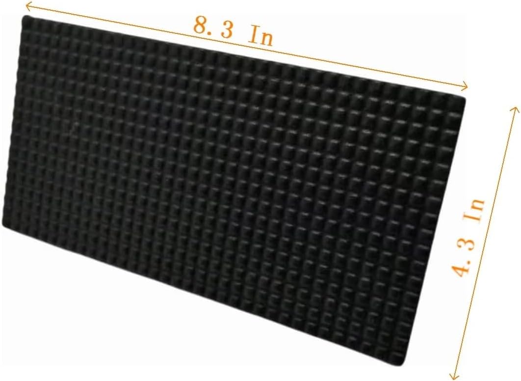 Firsgrill 8.3"×4.3" Heavy-Duty Cast Iron Grill Press and Steak Weight with Cool-Touch Comfort-Grip Wood Handle - BBQ Accessories for Griddle, Outdoor Grill, Panini, Tortilla (2 Rectangle)