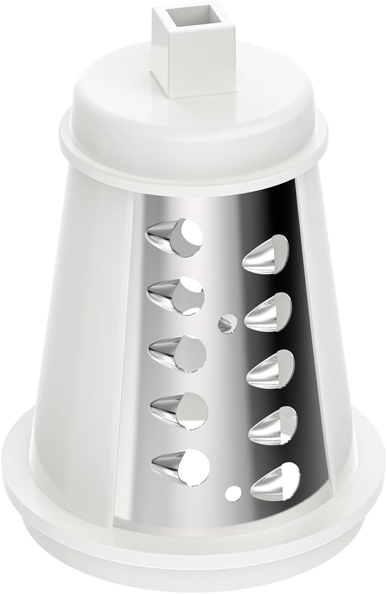 Shred Cone for Presto Regular Salad Shooter Models 02910 02980, Cheese Grater Replacement Parts for Shredding Cheese, Vegetables and Fruits (Square Plug)