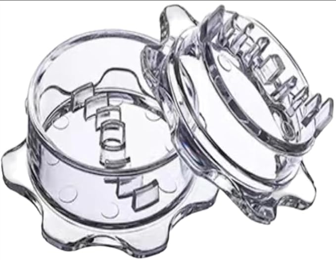 Angel’s Peel Lounge Grlic Mincer Manual Garlic for Quick Meal Preparation - Kitchen Tools for Mincing Grlic, Ginger, Herbs, Nuts (Clear Color)