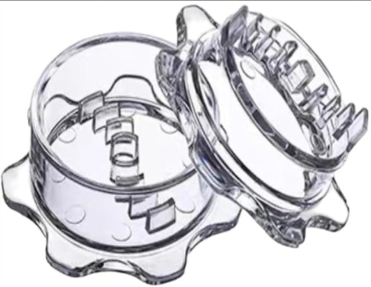 Angel’s Peel Lounge Grlic Mincer Manual Garlic for Quick Meal Preparation - Kitchen Tools for Mincing Grlic, Ginger, Herbs, Nuts (Clear Color)