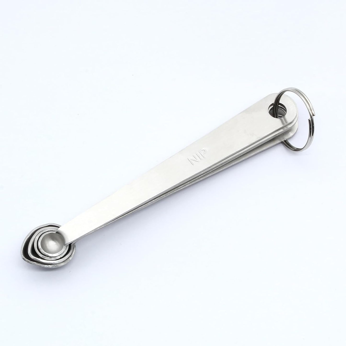 Luomorgo 4 Pc Set Measuring Spoons - Stainless Steel, 1/64, 1/32, 1/16, 1/8 tsp for Dry & Liquid Ingredients