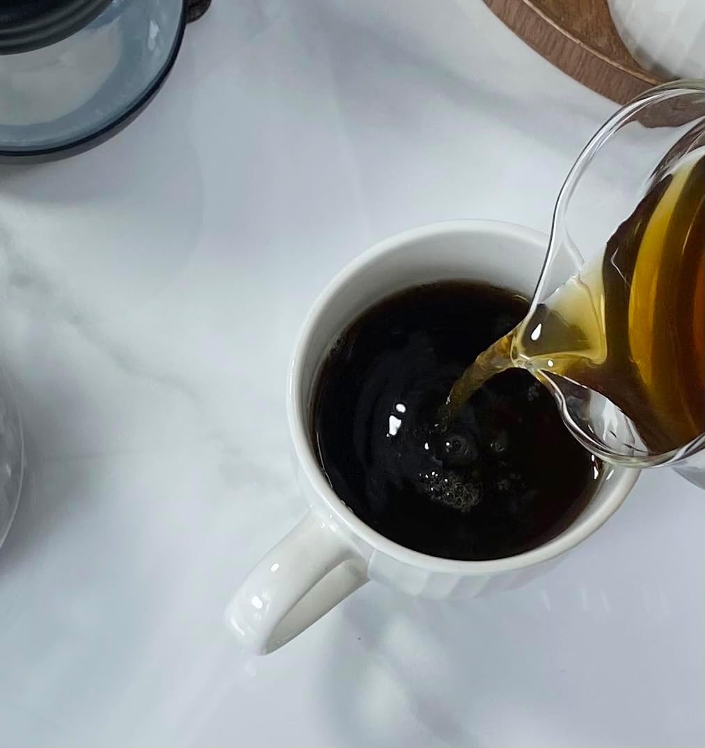 11 Ounce Porcelain Mugs, Set of 6 Coffee Mugs for Tea, Milk, Hot Cocoa, White