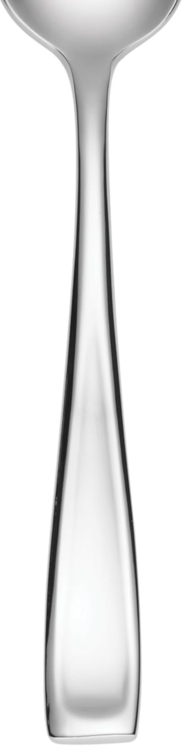 Oneida Silverware Set, Moda Fine Flatware 4-Piece Dinner Spoons Set, Service For 4, Rust Resistant 18/10 Stainless Steel, Dishwasher Safe, Mirror Finish, Home And Kitchen Utensils (Silver 4 Piece)