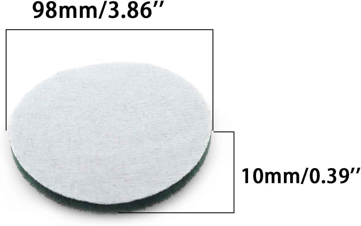 Heavy Duty Scour Pads, Non-Scratch Scrub Sponges, ULIFESTAR 5PCS Dish Scrubber Scouring Pads, Dual-Sided Reusable Household Scrub Pads for Dishes,Dish Cleaning Tool,Kitchen Scrubbers & Metal Grills