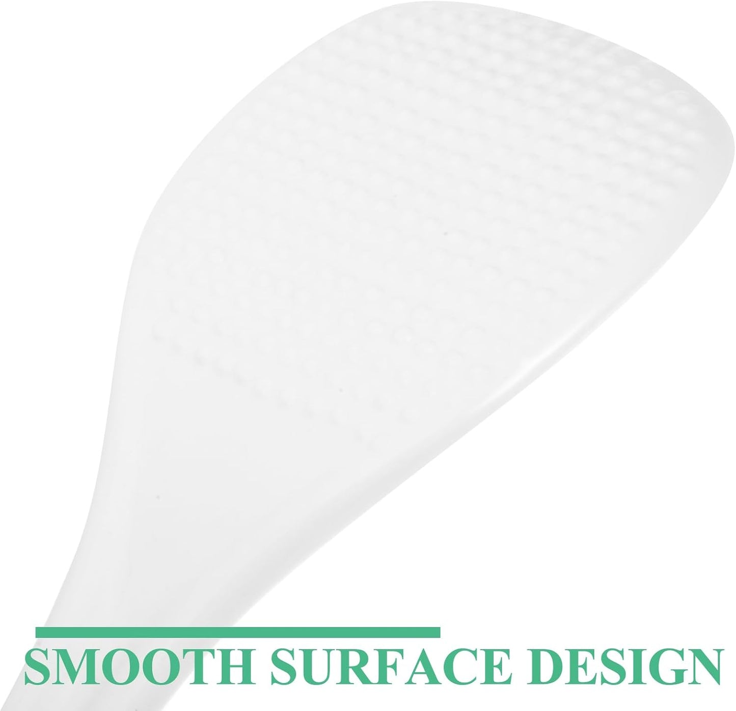 VOSAREA 2pcs Rice Spoons Ceramic Rice Paddles Non-stick Rice Serving Spoon Rice Potato Food Server Spatula Rice Scooper Kitchen Tool Rice Cooker Spoons Cooker Scoops