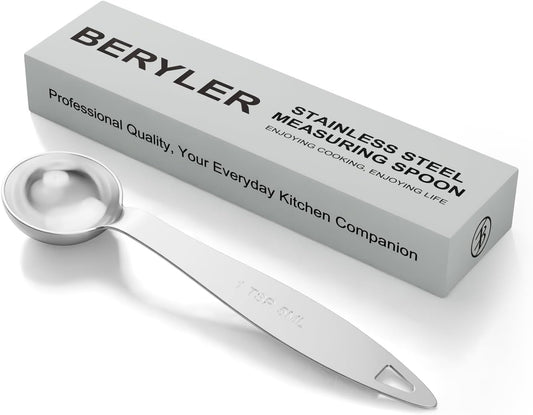 1PCS 1TSP Single Measuring Spoon, 5ML Stainless Steel Individual Measure Scoop Only
