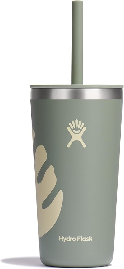 Hydro Flask 20 Oz All Around Tumbler Straw Lid Botanical Bliss Agave