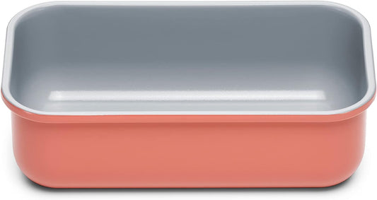 Caraway Non-Stick Ceramic 1 lb Loaf Pan - Naturally Slick Ceramic Coating - Non-Toxic, PTFE & PFOA Free - Perfect for Pound Cakes, Breads, & More - Perracotta