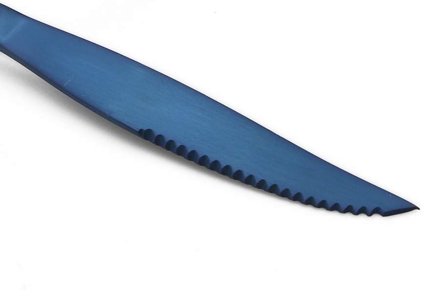 Gugrida Luxury 18/10 Stainless Steel Flatware Set Matte Black Silverware Set