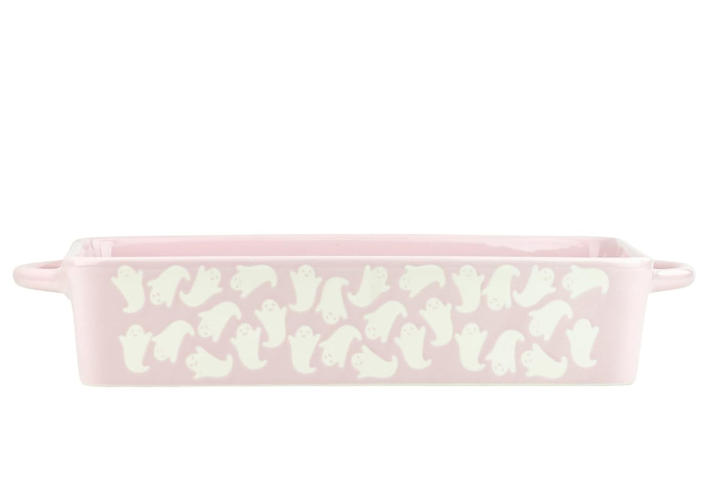 10 Strawberry Street Flying Ghost Bakeware, Rectangle, Pink