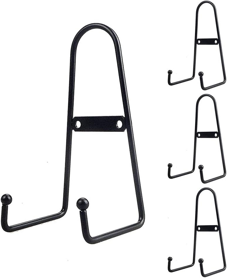 YY YEARCHY Plate Stand Holder for Wall Hanging Display Rack Art Hanger Metal Easel Photo Holder Books Bowls Platters