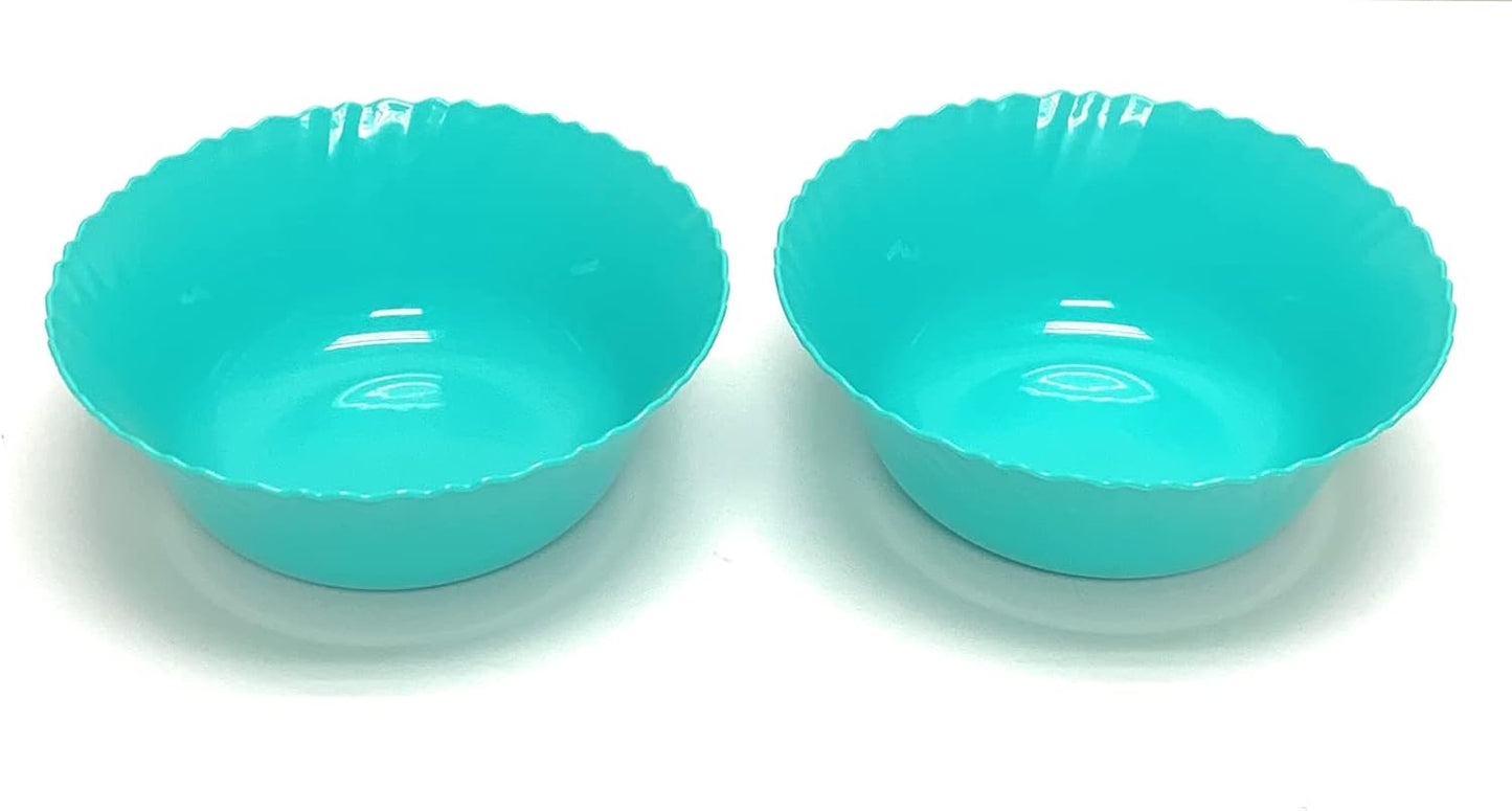 Mintra Home Curly Collection (9.75in Medium Bowl 2pk, Teal)