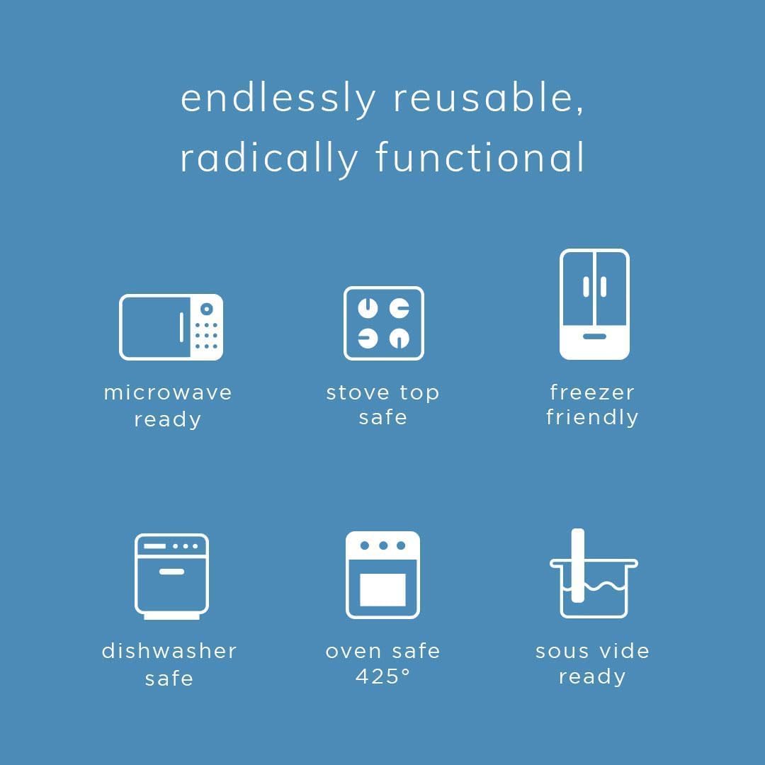 Stasher Premium Silicone Reusable Food Storage Sandwich Bag, Clear, Microwave, Sous Vide, Dishwasher, Oven and Freezer Safe, BPA Free, Leak-free, Eco-friendly, 28 Oz (Pack of 2)