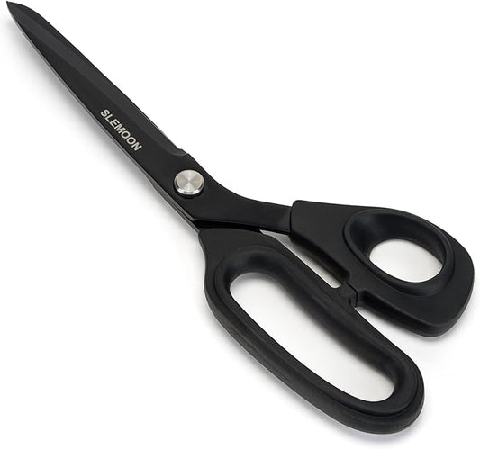 10" Scissors All Purpose, Heavy Duty Premium Stainless Steel Tailor Scissors, Comfort Grip Handles for Fabric, Leather, Sewing & Crafting