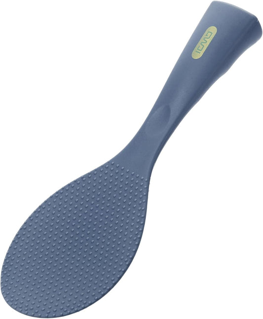 uxcell Silicone Rice Paddle, Silicone Rice Spoon Non Stick Rice Spatula Heat Resistant Rice Cooker Spoon, Grey, Gray