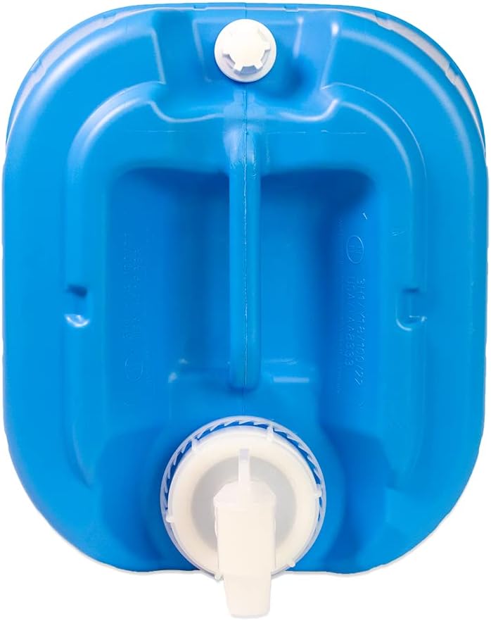 5 Gallon Stackable Water Containers (3-Pack) | 100% Food Grade, BPA-Free | Durable Indoor Outdoor Storage Large Water Jug | Camping Accessories, Survival Gear, Prepper Supplies