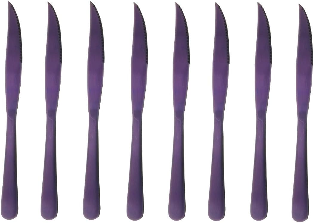 Gugrida Luxury 18/10 Stainless Steel Flatware Set Matte Black Silverware Set