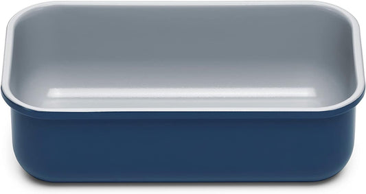 Caraway Non-Stick Ceramic 1 lb Loaf Pan - Naturally Slick Ceramic Coating - Non-Toxic, PTFE & PFOA Free - Perfect for Pound Cakes, Breads, & More - Navy