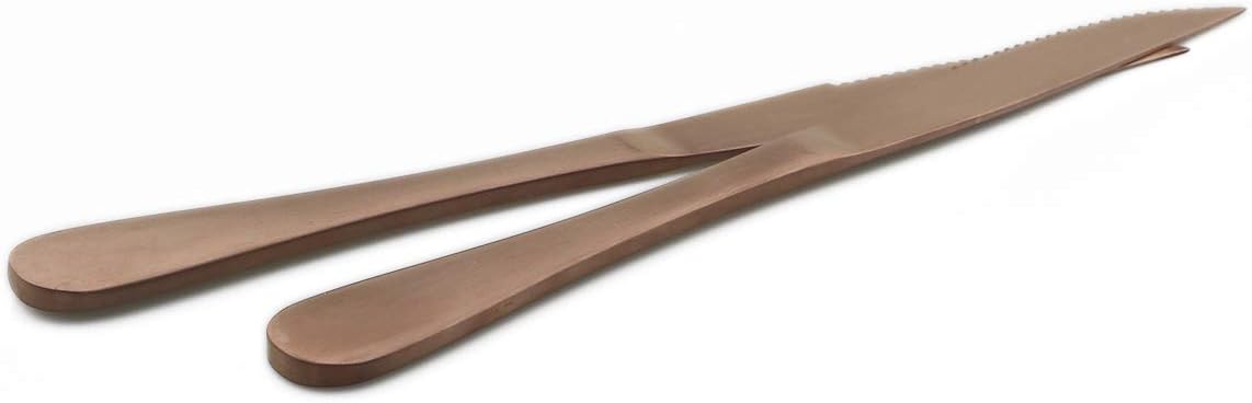 Gugrida Luxury 18/10 Stainless Steel Flatware Set Matte Black Silverware Set