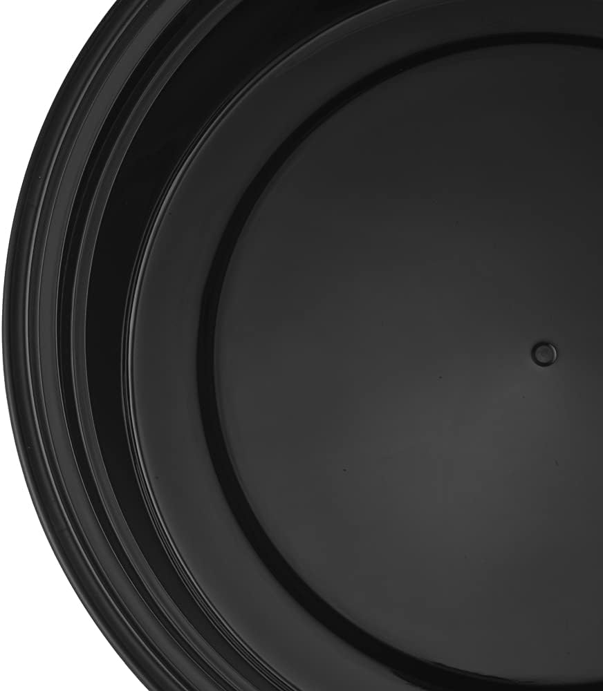 TIYA Food Containers – 48 oz Bulk 150 Pack with Lids – Plastic Food Storage To-Go Round Bowls – Reusable, Microwavable, Dishwasher Safe – Leak-Proof and Great for Meal Prep - BPA-Free