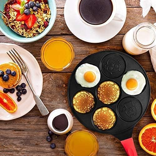 Egg Pan Omelette Pan Pancake Pan Maker Nonstick Egg Cooker Skillet for Pancakes Cookies Burgers Breakfast Pan