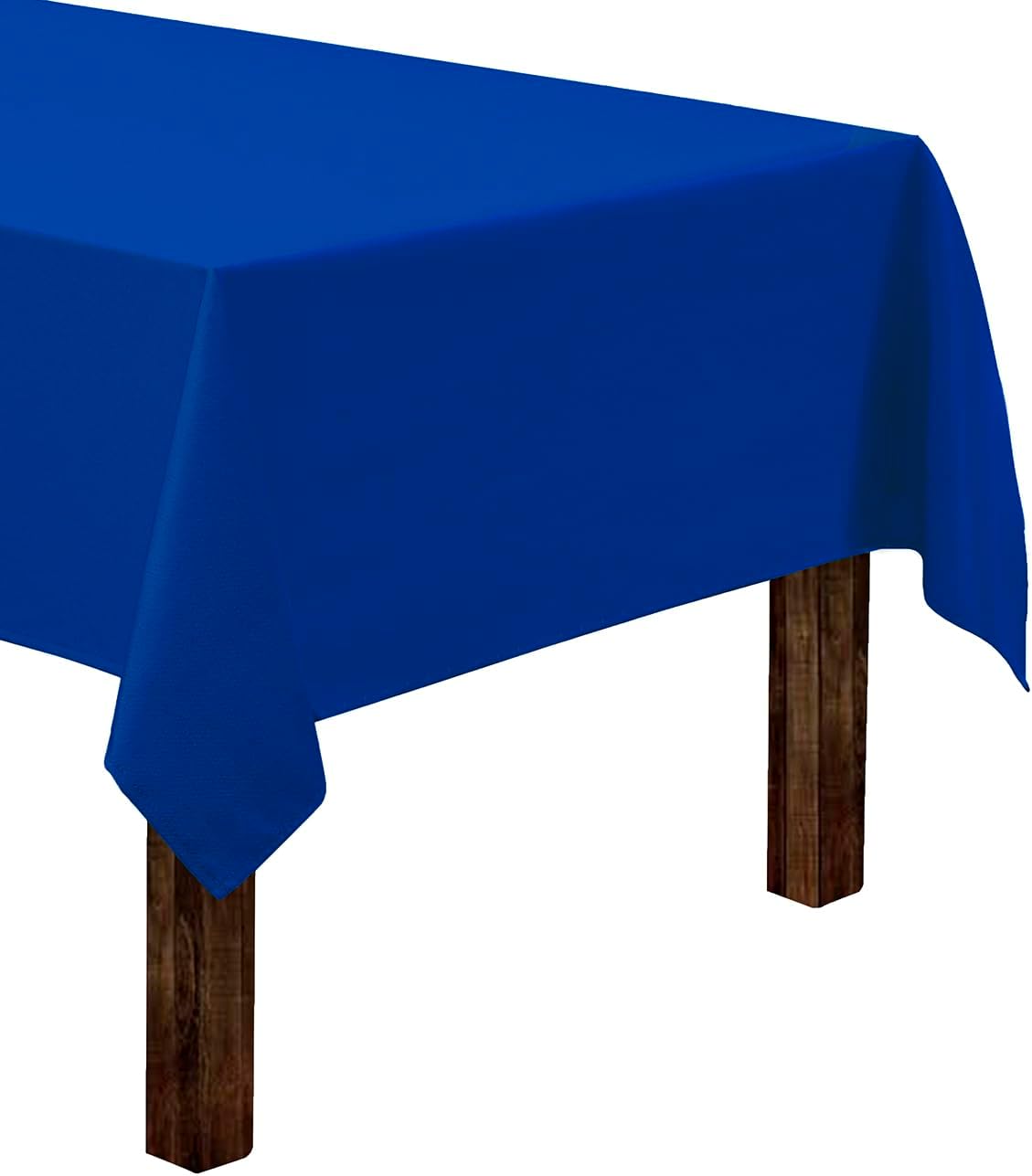 Gee Di Moda Rectangle Tablecloth - 60 x 126 Inch Royal Blue Table Cloth for 8 Foot Rectangle Table - Heavy Duty Washable Fabric - for 8 Ft Buffet Table, Holiday Party, Dinner, Wedding & Baby Shower