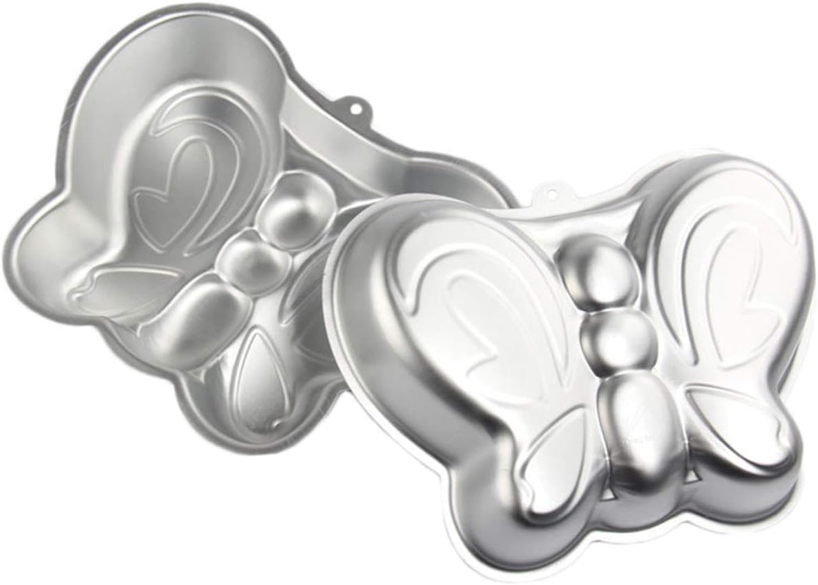 Butterfly Shaped Birthday Cake Pan Mould Aluminum 3D Animal DIY Cake Baking Pan for Birthday, Anniversary, Party, Christmas