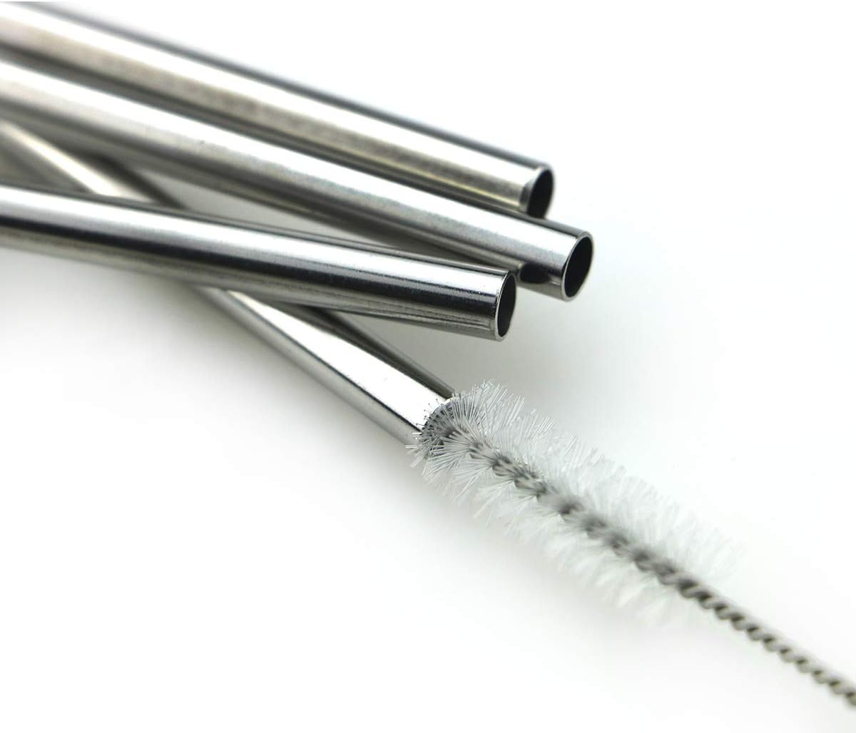 JASHII Modern Royal 5 Pcs Matte Blue 18/10 Stainless Steel Utensils Cutlery Dinnerware Set w/Straw, Knife Fork and Spoon Flatware Set for Wedding Festival Christmas Party Service for 1