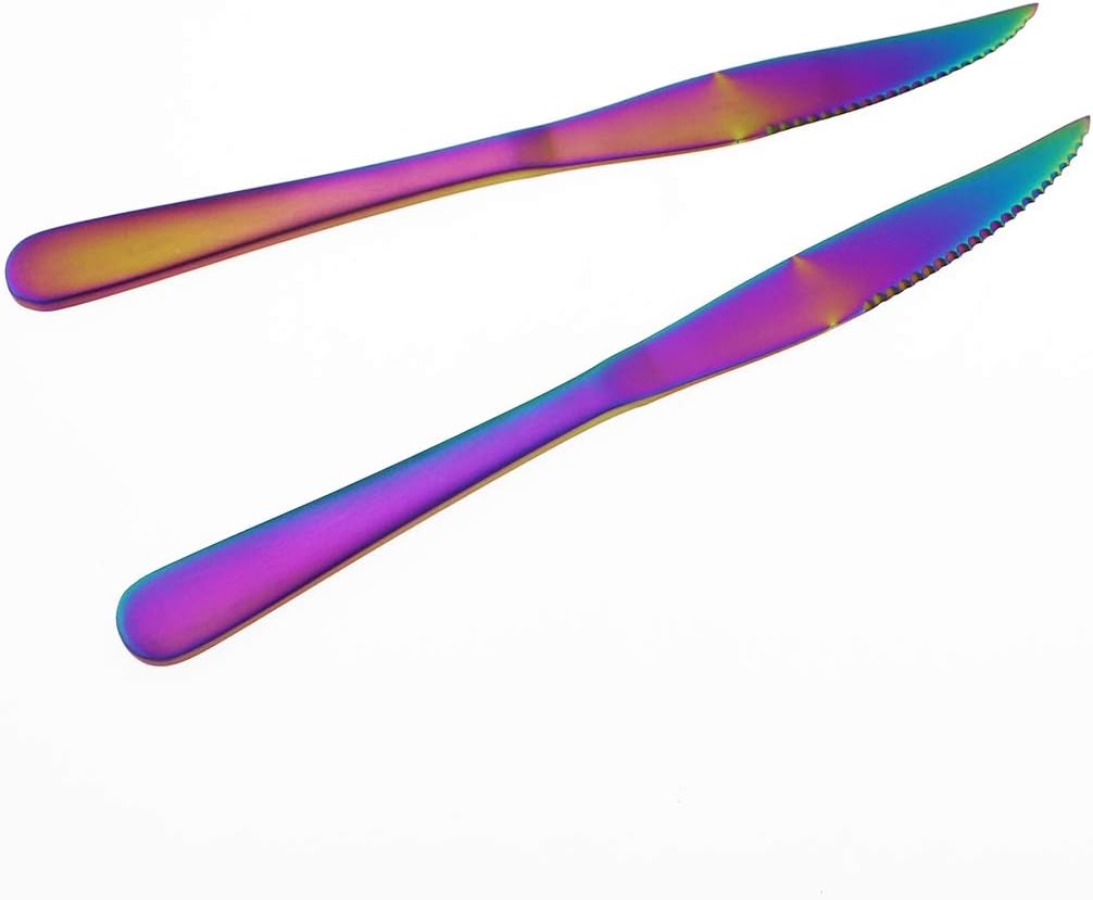 Gugrida Luxury 18/10 Stainless Steel Flatware Set Matte Black Silverware Set